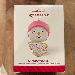 Hallmark Keepsake Ornament Granddaughter 2014 Christmas Unused